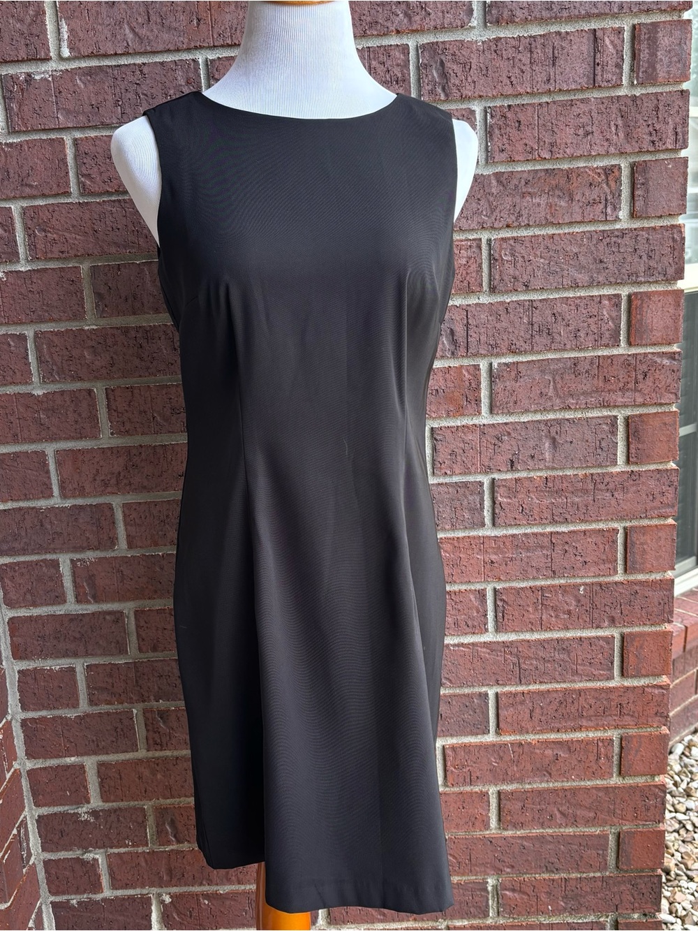 AB Studio Black Sleeveless Mini Dress